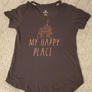 Disney My Happy Place T-shirt Womens Small